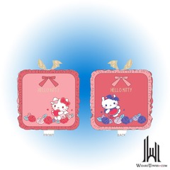 POUCH SQUARE: HELLO KITTY